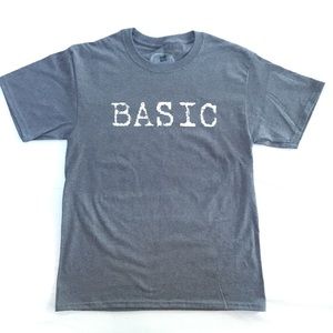 Basic men’s dark gray t shirt size small